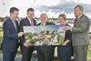 official breaking ground on the 102m expansion of mcarthurglen designer outlet ashford