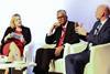 Hans Timmer (right) speaks at ULI Conference, Amsterdam