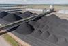 Generated image of a coal export terminal