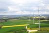 Clamecy wind farm in France