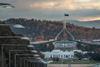 The parliament houses in Canberra, Australia