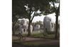 Artist's impression of 3D printed homes in Eindhoven, the Netherlands