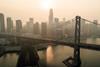 San Francisco bridge fog pollution