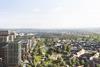 Brent Cross Town looking east - visualisation © Cityscape Digital