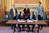 Hynamics UK and Hy24 MoU signature on July 8th 2025 in London