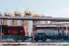 Oil train carriages