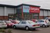 The Home Bargains store in Ormskirk, UK