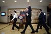 Elon Musk and Vivek Ramaswamy walking at Capitol Hill, Washington DC