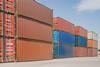 Generated image of shipping containers