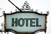 white hotel sign keyimage rs