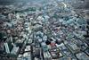 Aerial view of Manchester, UK