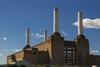 battersea power station from the river rs