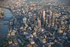 Aerial view of the City of London