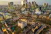 Bird's eye view of London