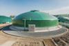 Generated image of a biogas plant
