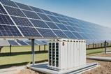 Generated image of a solar and battery project