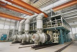 Generated image of a combined cycle gas turbine project