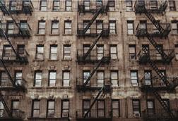 NYC apartment block