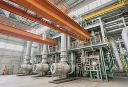 Generated image of a combined cycle gas turbine facility