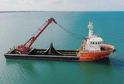 Generated image of dredging and marine salvage vessel