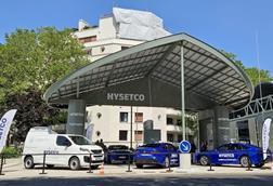 HysetCo hydrogen vehicle station in Porte de Saint-Cloud, Paris