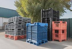 Plastic crates and pallets rental