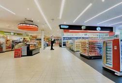 Generated image of a convenience retail shopping centre