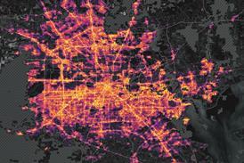 City heat map