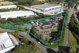 Site at North Moons Moat industrial estate in Redditch (site outlined)