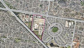 Aerial view of site at 522-550 Wellington Road, Mulgrave