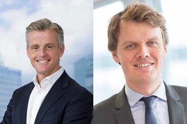 Laurent Jacquemin, the newly appointed head of AXA IM Alts North America, with Antoine Mesnage, who has been promoted to an additional role as head of Asia Pacific