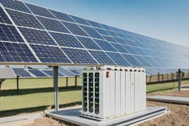 Generated image of a solar and battery project