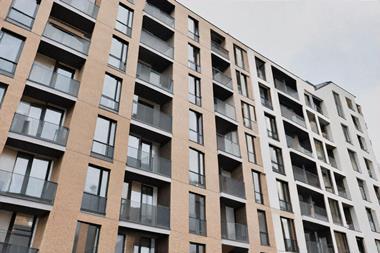 Generated image of an apartment project