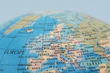 Europe map