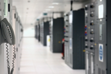 data is stored in a large, air conditioned room known as a data centre