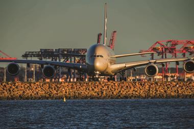 Airbus A380, Sydney airport