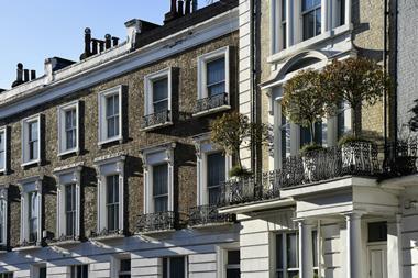 Townhouses in London credit Pexels
