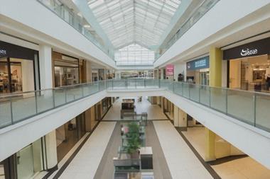Generated image of a retail centre