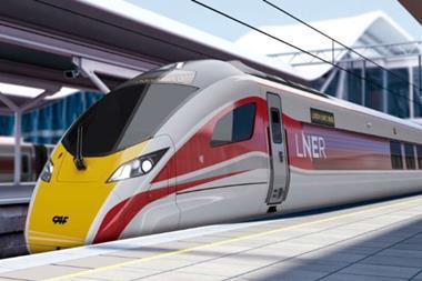 Illustration of LNER train