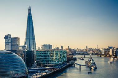 London is where most of the hotel portfolio by value is based