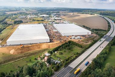 Logistics development in Hainichen, Germany by Fuchs Immobilien and Invesco
