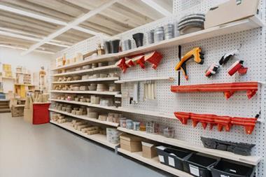 Generated image of a DIY store