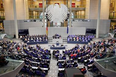 Plenary business in the German Bundestag
