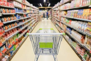 shopping trolley supermarket