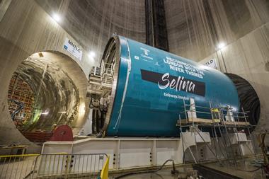 Tideway - TBM Selina, Chambers Wharf