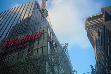 Westfield in downtown Sydney