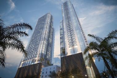 43-storey multifamily buildings located in downtown Miami, FL_Image Credit- Arquitectonica