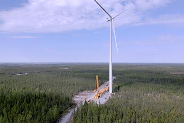 Pajuperänkangas windfarm project in Finland