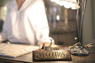 Hotel reception