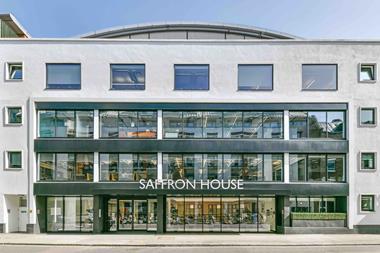 Saffron House office building in London